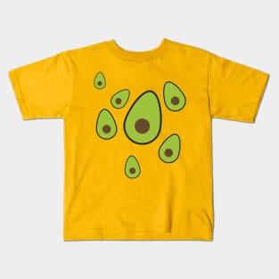 Avocado simple pattern Kids T-Shirt